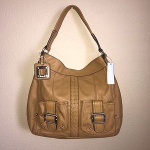 NWT Touchables Tignanello Large Brown Shoulder Bag